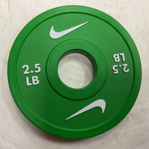 Vist Large View of Product Image Which is Used Nike CHANGE Olympic Plate Green 2.5 lb
