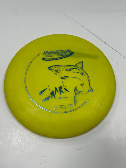 Vist Large View of Product Image Which is Used Innova SHARK Disc Golf Mid Range Yellow