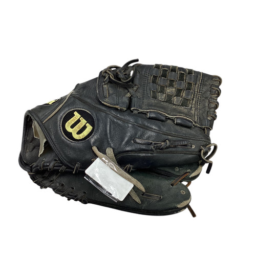 Vist Large View of Product Image Which is Used Wilson A2000 BB/SB Glove RH Throw Black 12"