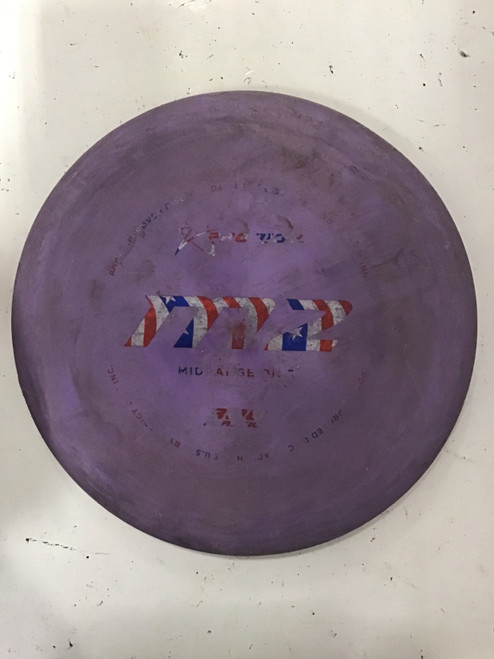 Vist Large View of Product Image Which is Used Prodigy Disc 300 M2 Disc Golf Mid Range Purple 180g