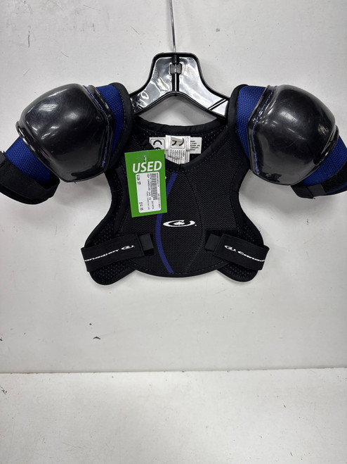 Vist Large View of Product Image Which is Used CANADIAN C45 Youth Shoulder Pads SM