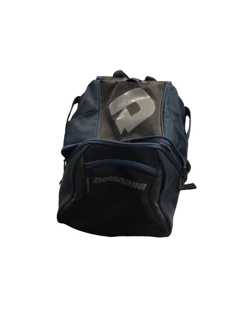 Vist Large View of Product Image Which is Used Demarini BAT BAG BB/SB Player Backpack Navy Blue
