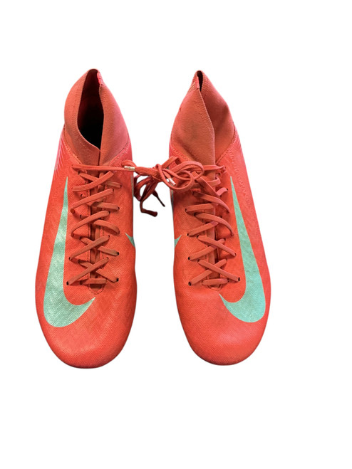 Vist Large View of Product Image Which is Used Nike Soccer Cleats Red Senior 8