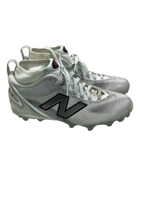 Used New Balance LAX Cleats Mens White Senior 9.5 11347-S000258061 Vist Large View of Product Image Which is Used New Balance LAX Cleats Mens White Senior 9.5