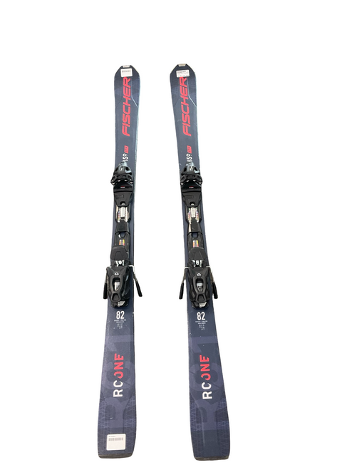 Vist Large View of Product Image Which is Used Fischer RC ONE Mens DH Ski/Binding Black 159 cm