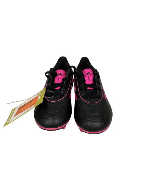 Vist Large View of Product Image Which is Used Adidas Soccer Cleats Pink Youth 12.0
