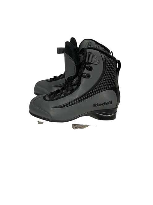 Used Riedell 21 WomensFigure Skate Grey Senior 6 11847-S000030542 Vist Large View of Product Image Which is Used Riedell 21 WomensFigure Skate Grey Senior 6