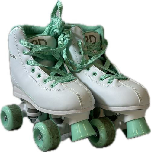 Used RollerDerby ROLLER STAR 600 Senior Roller Quad Skates Turquoise Senior 6 11894-S000037937 Vist Large View of Product Image Which is Used RollerDerby ROLLER STAR 600 Senior Roller Quad Skates Turquoise Senior 6