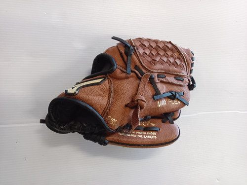 Vist Large View of Product Image Which is Used Mizuno BB/SB Glove RH Throw Brown 10"