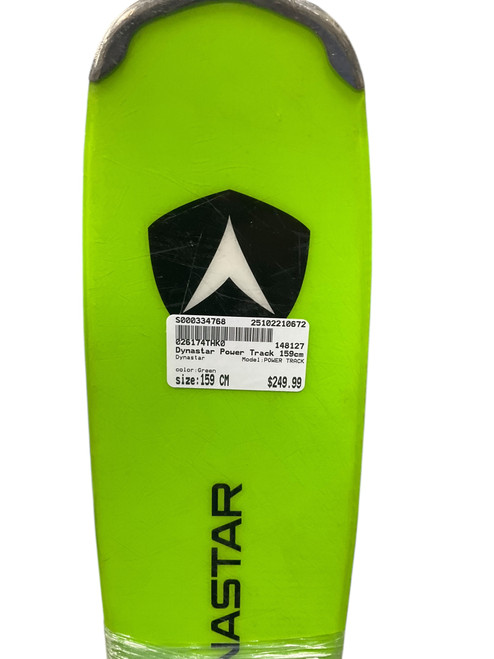Vist Large View of Product Image Which is Used Dynastar POWER TRACK Mens DH Ski/Binding Green 159 cm