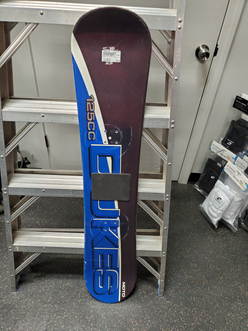 Vist Large View of Product Image Which is Used Duke MOTO Boys Snowboard Only Navy Blue 125 cm