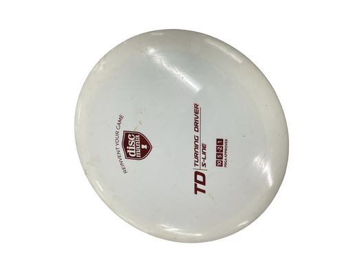 Used Discmania S-LIME TD Disc Golf Driver White 11613-S000170473 Vist Large View of Product Image Which is Used Discmania S-LIME TD Disc Golf Driver White