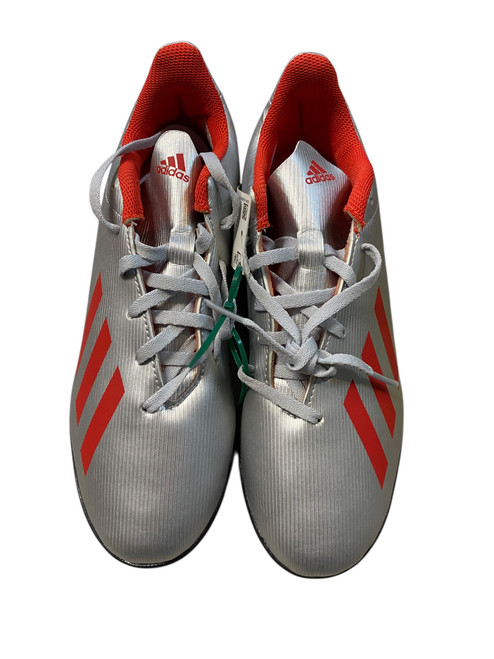 Vist Large View of Product Image Which is Used Adidas Soccer Indoor Shoes Grey Senior 6