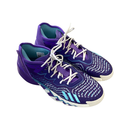 Used Adidas D.O.N ISSUE 4 Basketball Shoes M Purple Senior 11.5 11479-S000407411 Vist Large View of Product Image Which is Used Adidas D.O.N ISSUE 4 Basketball Shoes M Purple Senior 11.5