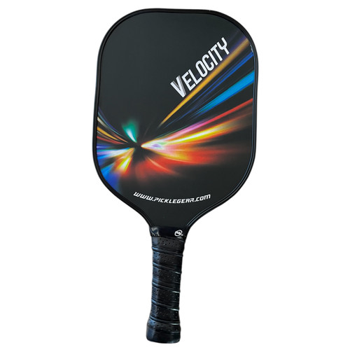Vist Large View of Product Image Which is Used VELOCITY Pickleball Racquet Black
