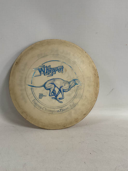 Vist Large View of Product Image Which is Used Innova WHIPPET Disc Golf Mid Range White