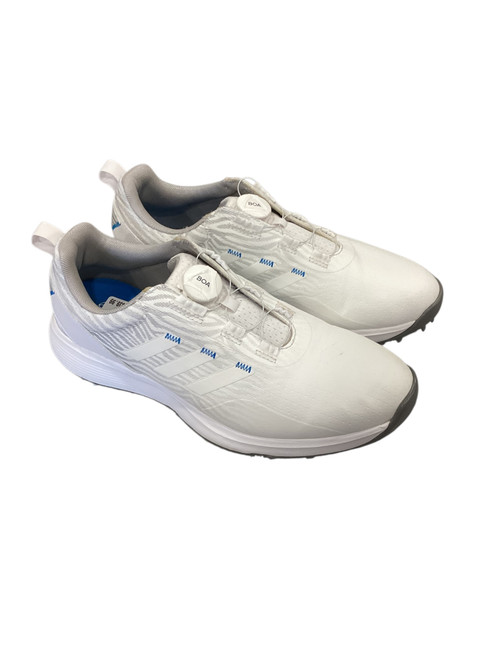 Used Adidas Mens Golf Shoes White Senior 9 11884-S000054776 Vist Large View of Product Image Which is Used Adidas Mens Golf Shoes White Senior 9