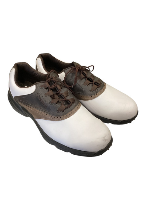 Vist Large View of Product Image Which is Used Foot Joy Mens Golf Shoes Black Senior 13