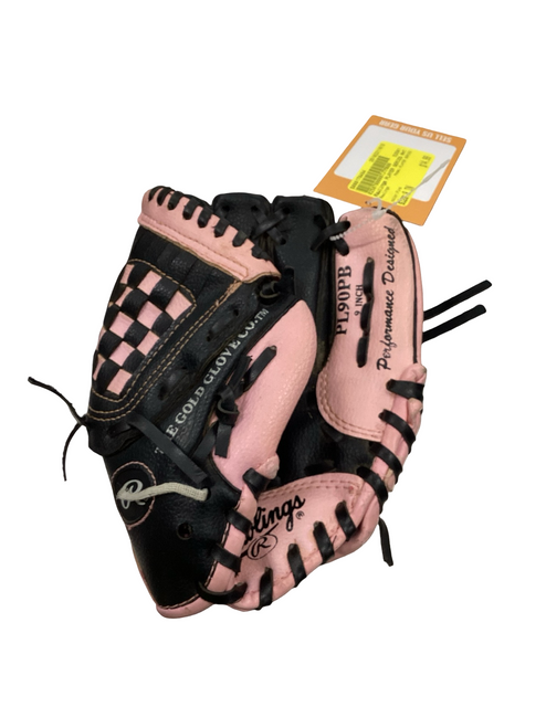 Used Rawlings PLAYER SERIES BB/SB Glove RH Throw Pink 9" 11613-S000170494 Vist Large View of Product Image Which is Used Rawlings PLAYER SERIES BB/SB Glove RH Throw Pink 9"