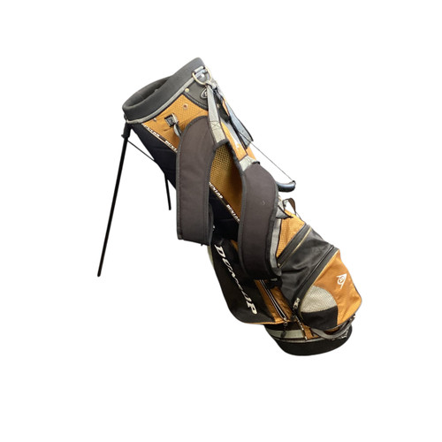 Used Dunlop STAND BAG Mens Stand Bag Gold 11479-S000407417 Vist Large View of Product Image Which is Used Dunlop STAND BAG Mens Stand Bag Gold