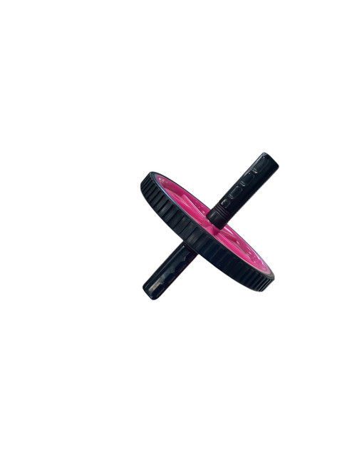 Vist Large View of Product Image Which is Used Exercise Ab Wheel Pink
