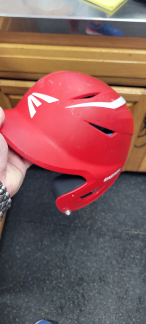 Vist Large View of Product Image Which is Used Easton ELITE JR Batting Helmet No Mask Red One Size