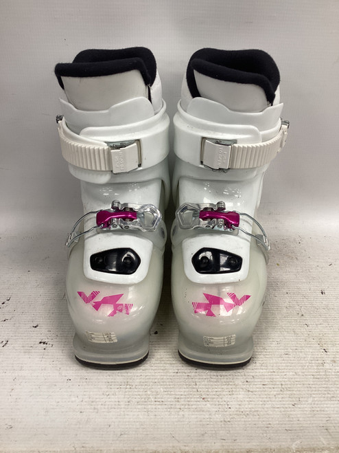 Vist Large View of Product Image Which is Used Dalbello GAIA 2 Girls DH Ski Boot White 225 MP - J04.5 - W5.5