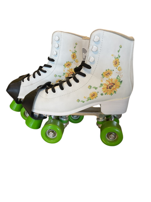 Vist Large View of Product Image Which is Used GONEX ROLLER SKATES Senior Roller Quad Skates Sunflower 8