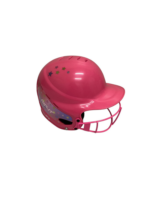 Vist Large View of Product Image Which is Used RIP-IT PINK HELMET Batting Helmet w/Mask Pink SM