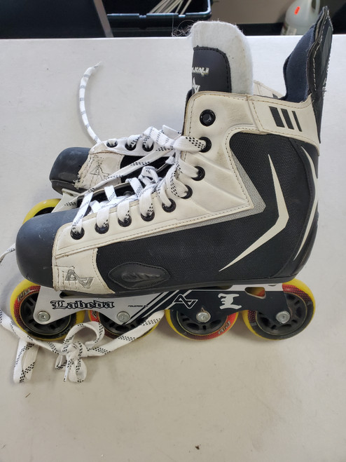 Vist Large View of Product Image Which is Used Alkali RPD LITE R Senior Inline Hockey Skates Black Senior 6