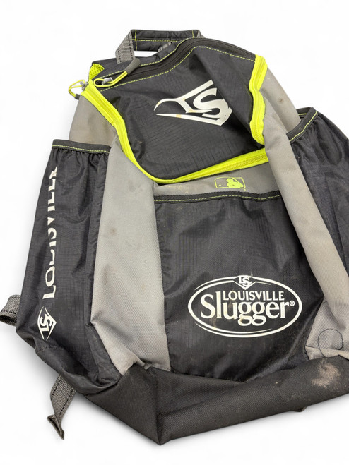 Vist Large View of Product Image Which is Used Louisville Slugger BAT BAG BB/SB Player Backpack Grey