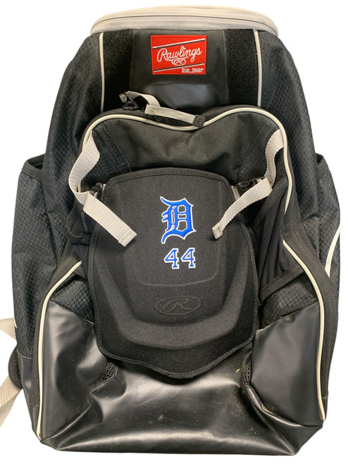 Vist Large View of Product Image Which is Used Rawlings BACKPACK BLACK BB/SB Player Backpack Black