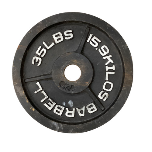 Vist Large View of Product Image Which is Used Olympic Plate (Each) 35 lb