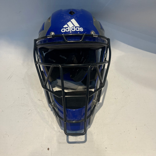 Vist Large View of Product Image Which is Used Adidas CATCHER HELMET Catchers Helmet w/Mask Royal Blue SM
