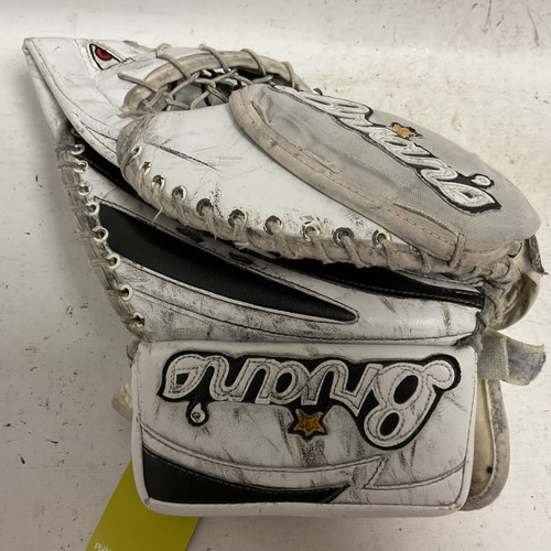 Vist Large View of Product Image Which is Used Brians THIEF Intermediate Goalie Catcher White
