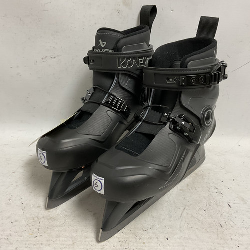 Vist Large View of Product Image Which is Used Bauer KONEKT 2 Intermediate Goalie Skate Dark Grey Intermediate 6.0