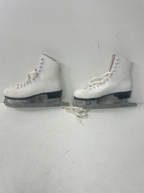 Vist Large View of Product Image Which is Used Lange CLASSIC Girls Figure Skate White Junior 05