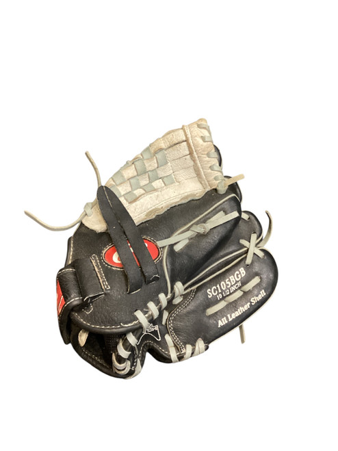 Vist Large View of Product Image Which is Used Rawlings SURE CATCH BB/SB Glove RH Throw Black 10 1/2"