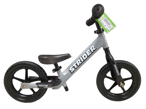Vist Large View of Product Image Which is Used Strider Balance Bike Grey 12"