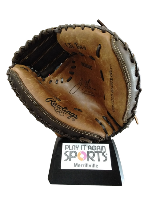 Vist Large View of Product Image Which is Used Rawlings RCM30C BB/SB Catchers RH Throw Brown 33"