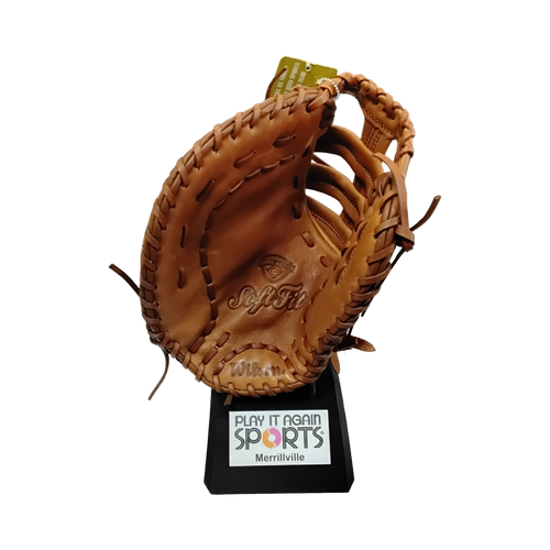 Vist Large View of Product Image Which is Used Wilson A800 SOFTFIT BB/SB First Base LH Throw Brown 12"