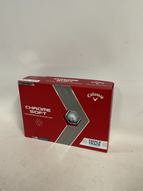 Vist Large View of Product Image Which is Used Callaway CHROME SOFT TRIPLE TRACK 12 Pack - Golf Balls