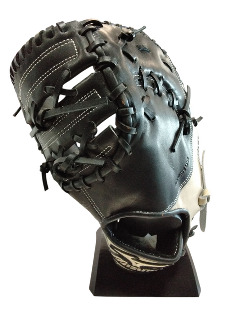 Vist Large View of Product Image Which is Used Mizuno GXF 53 BB/SB First Base LH Throw Black 12 1/2"