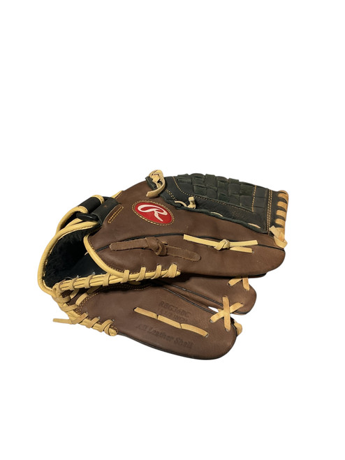 Vist Large View of Product Image Which is Used Rawlings 12.5 THE MARK OF A PRO BB/SB Glove RH Throw Brown 12 1/2"