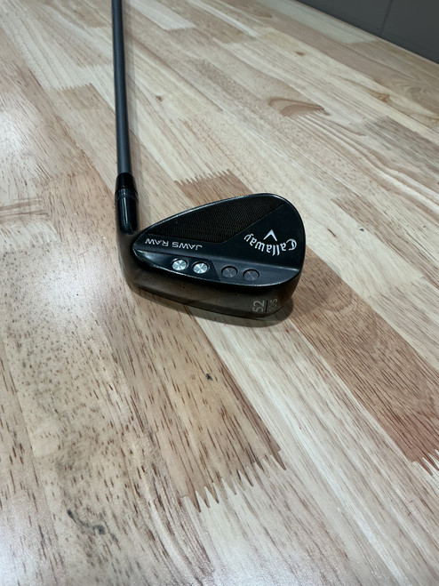 Vist Large View of Product Image Which is Used Callaway JAWS RAW Golf Wedge Mens RH 52 Degree