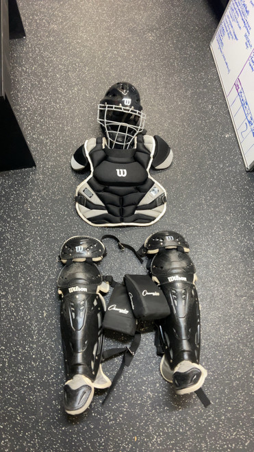 Used Wilson CATCHERS SET 3 Catchers Equipment Other 11831-S000030949 Vist Large View of Product Image Which is Used Wilson CATCHERS SET 3 Catchers Equipment Other