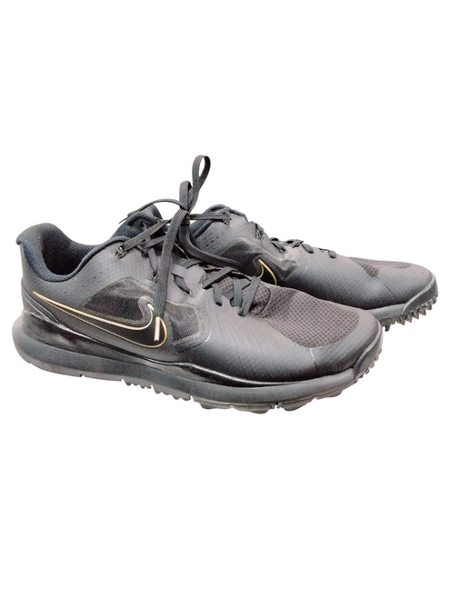 Vist Large View of Product Image Which is Used Nike TIGER WOODS Mens Golf Shoes Black Senior 13