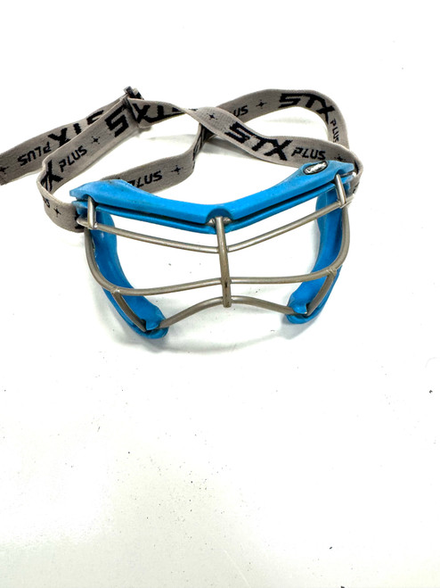 Used STX 4SIGHT PLUS Lacrosse Facial Protect Royal Blue Senior 11860-S000299966 Vist Large View of Product Image Which is Used STX 4SIGHT PLUS Lacrosse Facial Protect Royal Blue Senior