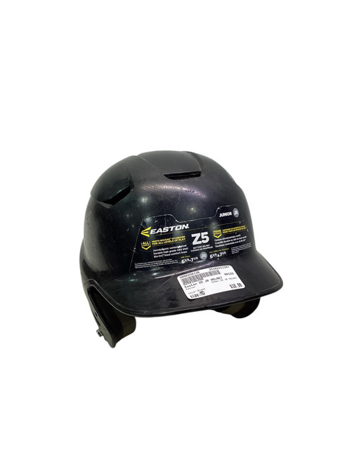 Vist Large View of Product Image Which is Used Easton Z5 JR HELMET Batting Helmet No Mask Black MD