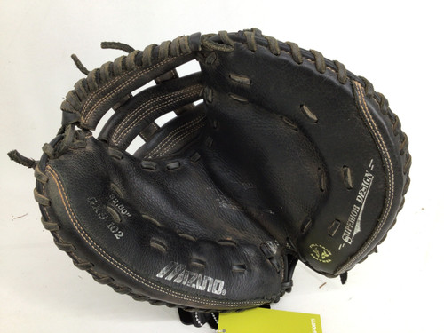 Used Mizuno PROSPECT SELECT 32.5 IN RHT CATCHERS MIT BB/SB Catchers RH Throw Black 32 1/2" 11752-S000071336 Vist Large View of Product Image Which is Used Mizuno PROSPECT SELECT 32.5 IN RHT CATCHERS MIT BB/SB Catchers RH Throw Black 32 1/2"